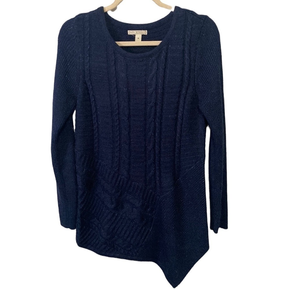 Dana Bachman sweater with metallic sparkling thread size S